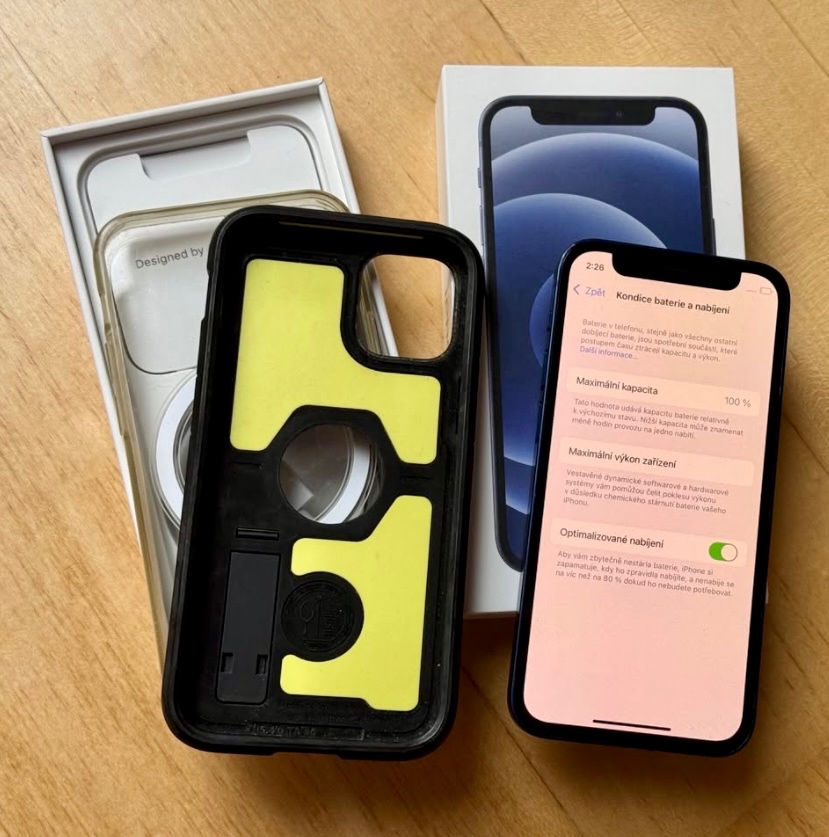 iPhone 12 Mini Blue BATERIE 100% TOP - 2