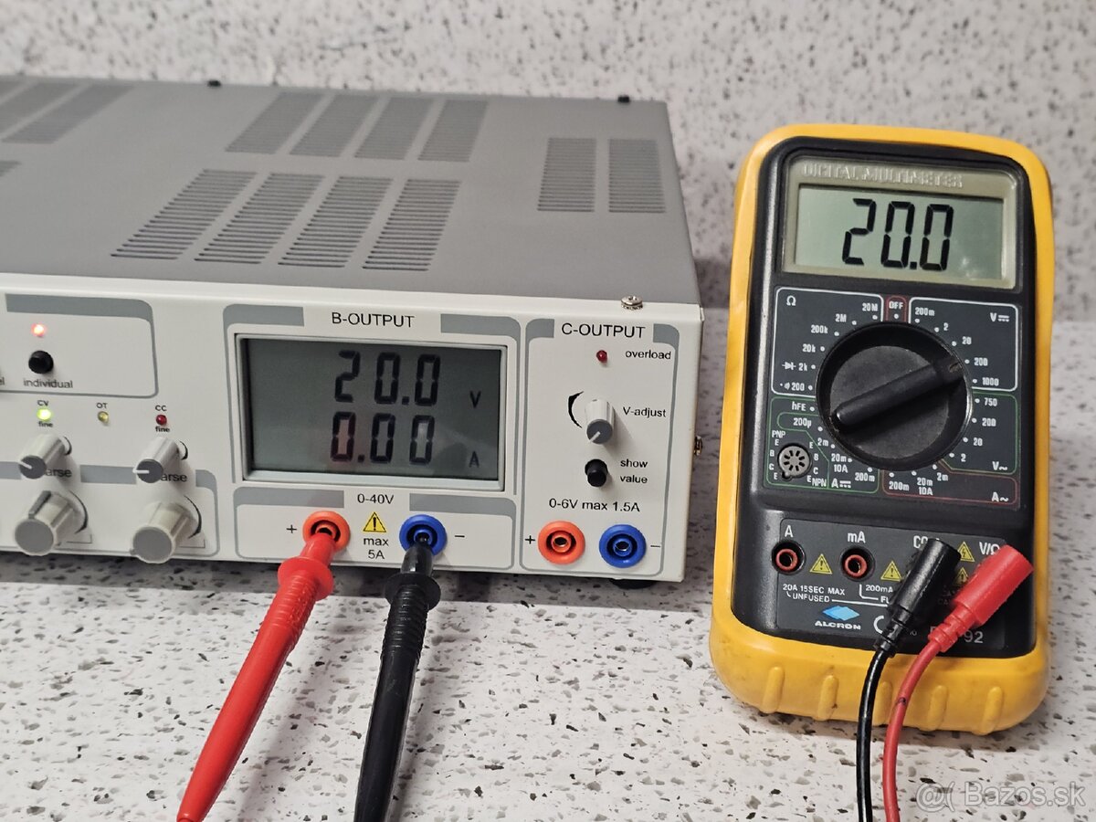 VOLTCRAFT Plus VSP 2405 HE 》2x 40V - 5V / 1x 6V - 1.5A - 2