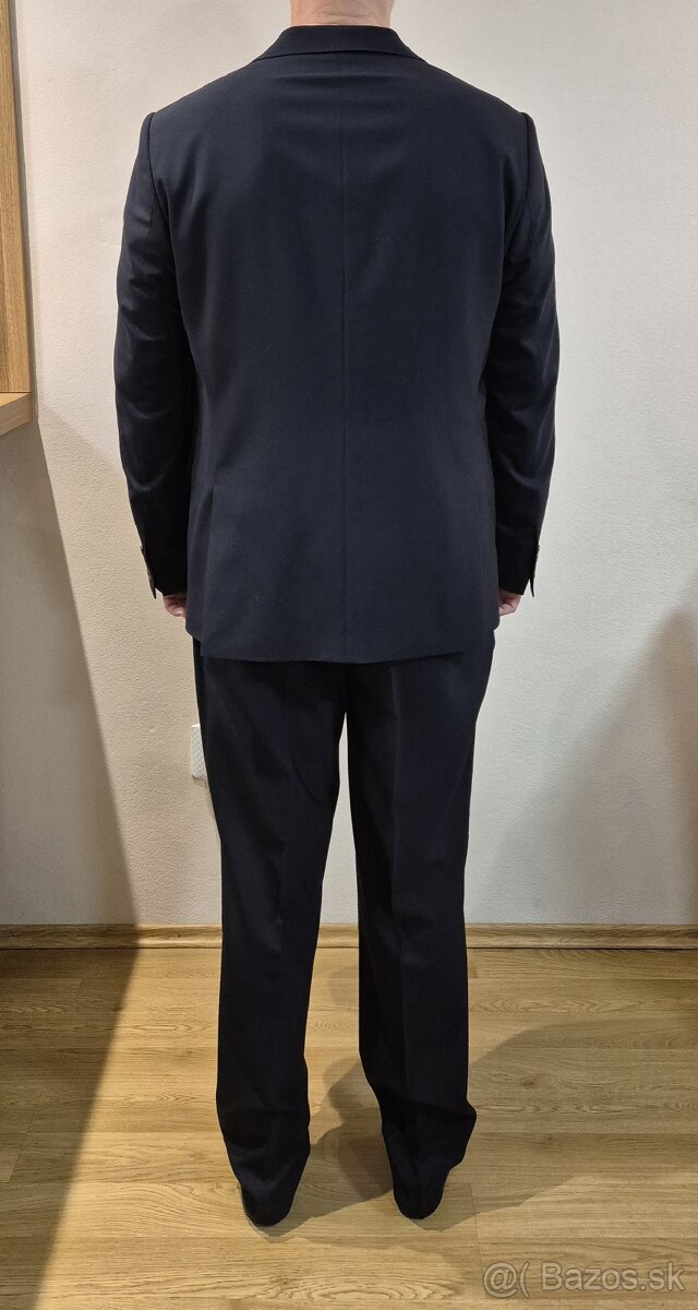 Pánsky oblek OZETA tmavomodrý. veľkosť 56 - NOVÝ, NEPOUŽITÝ - 2