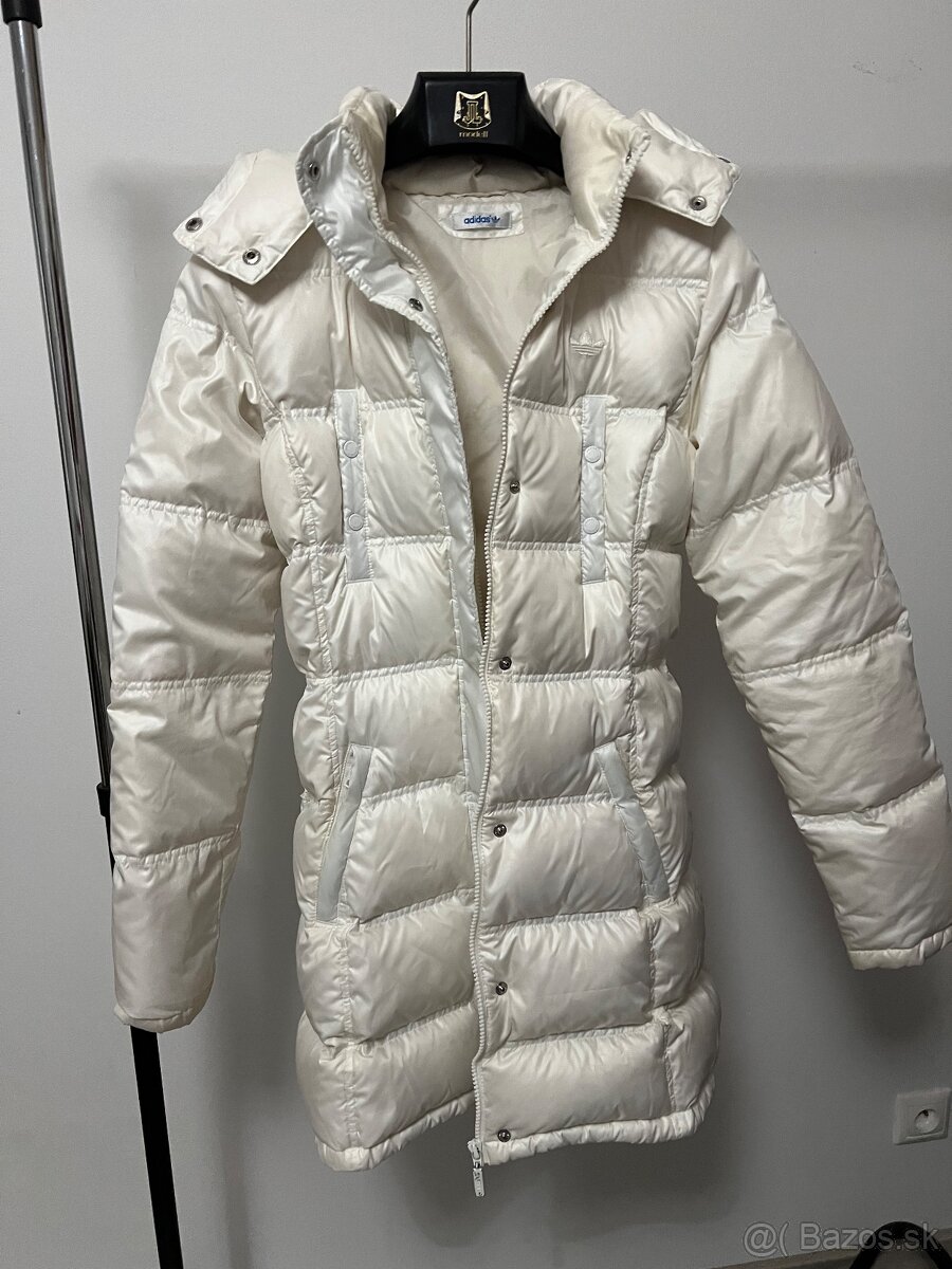 Krásna krémová zimná bunda Adidas Veľ.XS - 2