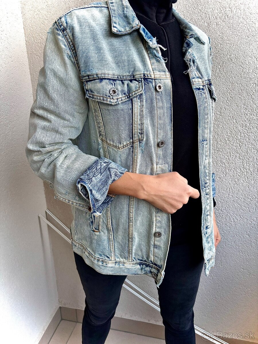 Rifľová bunda veľ.M/L - 2