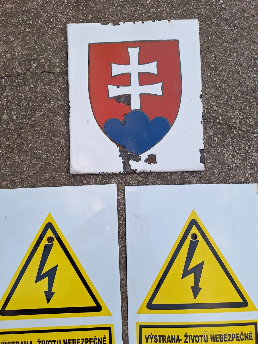 Smaltovane cedule - 2