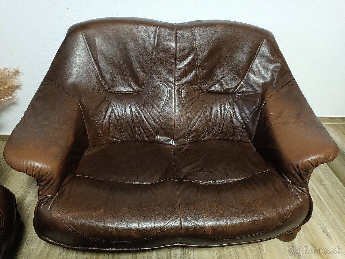 Kožená sedacia súprava - 2