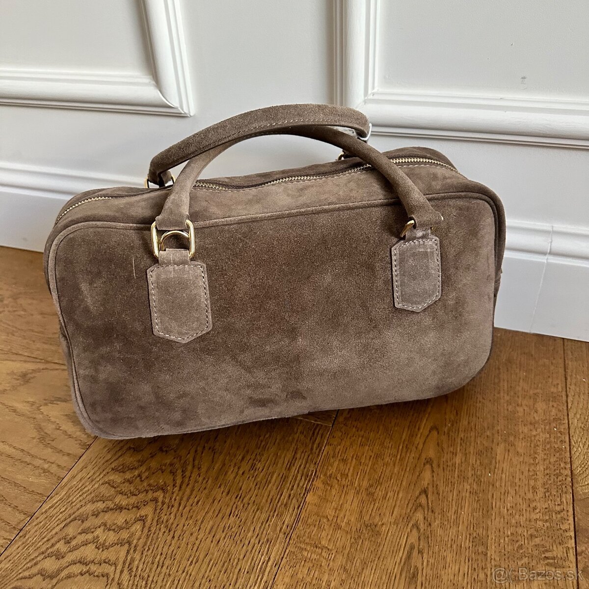 Talianska kabelka z brúsenej kože - 2