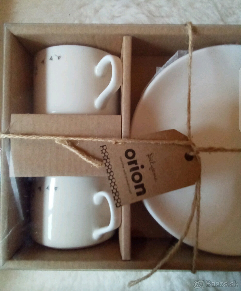 Porcelánová Sada Šálok s Podšálkami značky Orion - 2