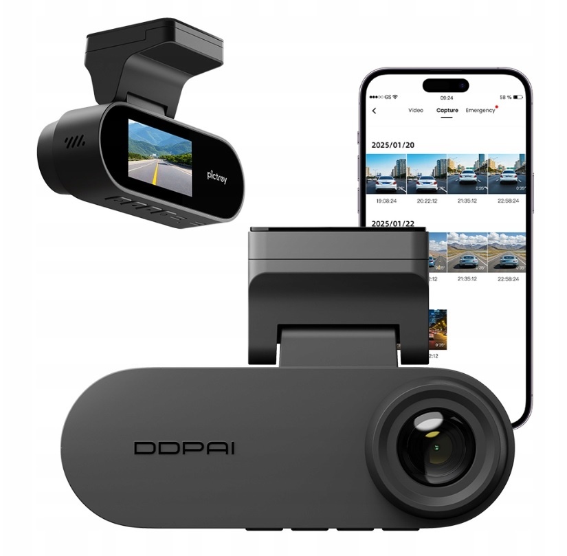 DDPAI Pictrey A400, 4k auto kamera, nova - 2