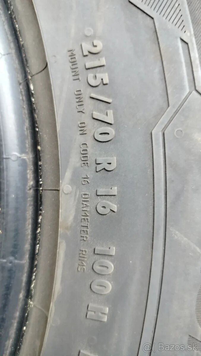 1 zimnú pneumatiku 215/70 R16 100H Barum Polaris 5 - 2