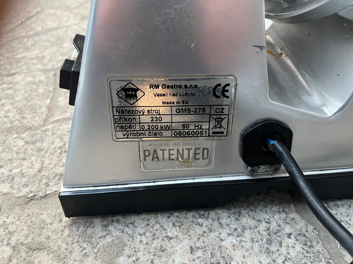 Stroj nárezový GMS 275 - 2