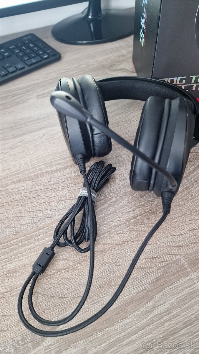 Hi-Fi Hracske Sluchadla ROG THETA ELECTRET drotove nove - 2