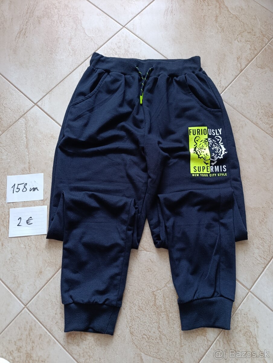 Teplaky pre chlapca viac druhov 152 az 158 - 2