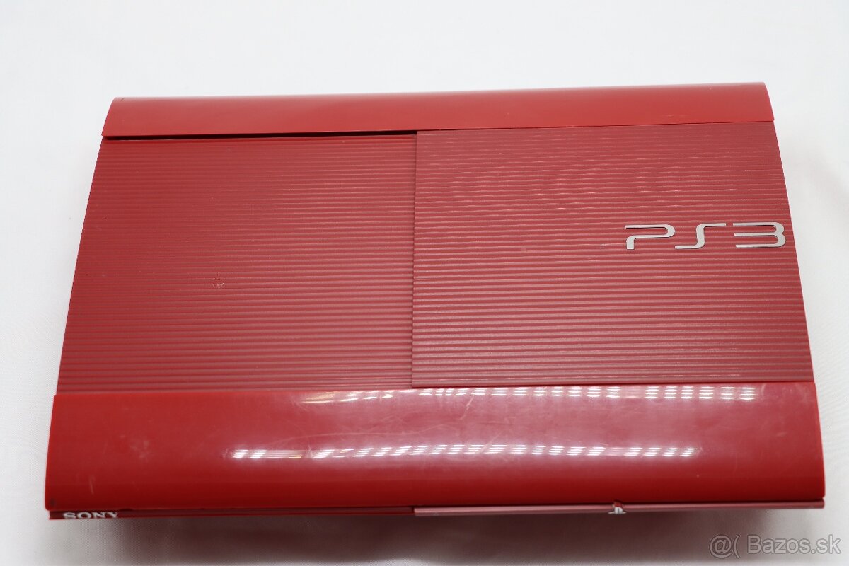 PlayStation 3 Super Slim 500GB Garnet Red + DualShock 3 - 2