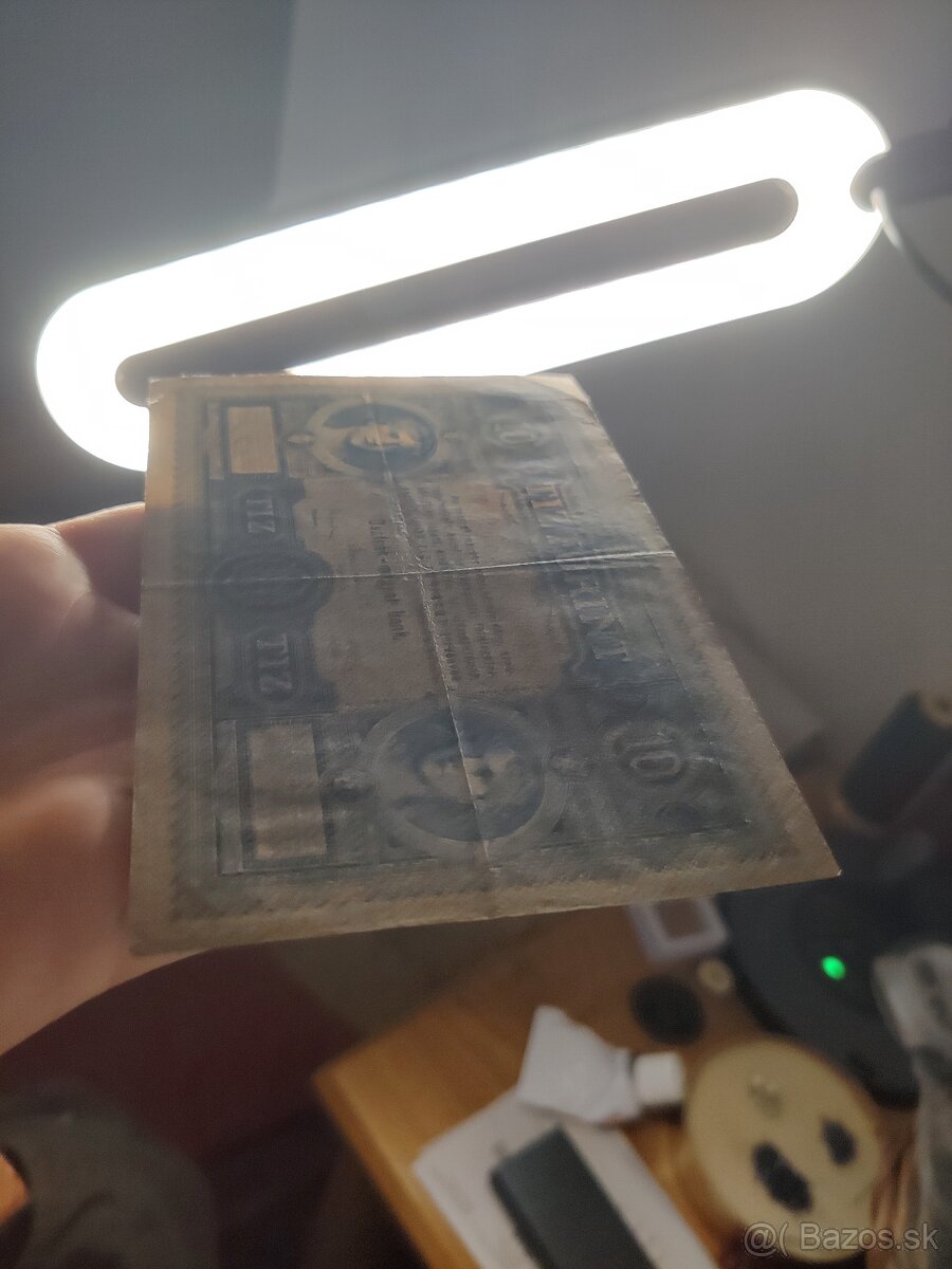 Bankovky 10 Gulden 1881 - 2