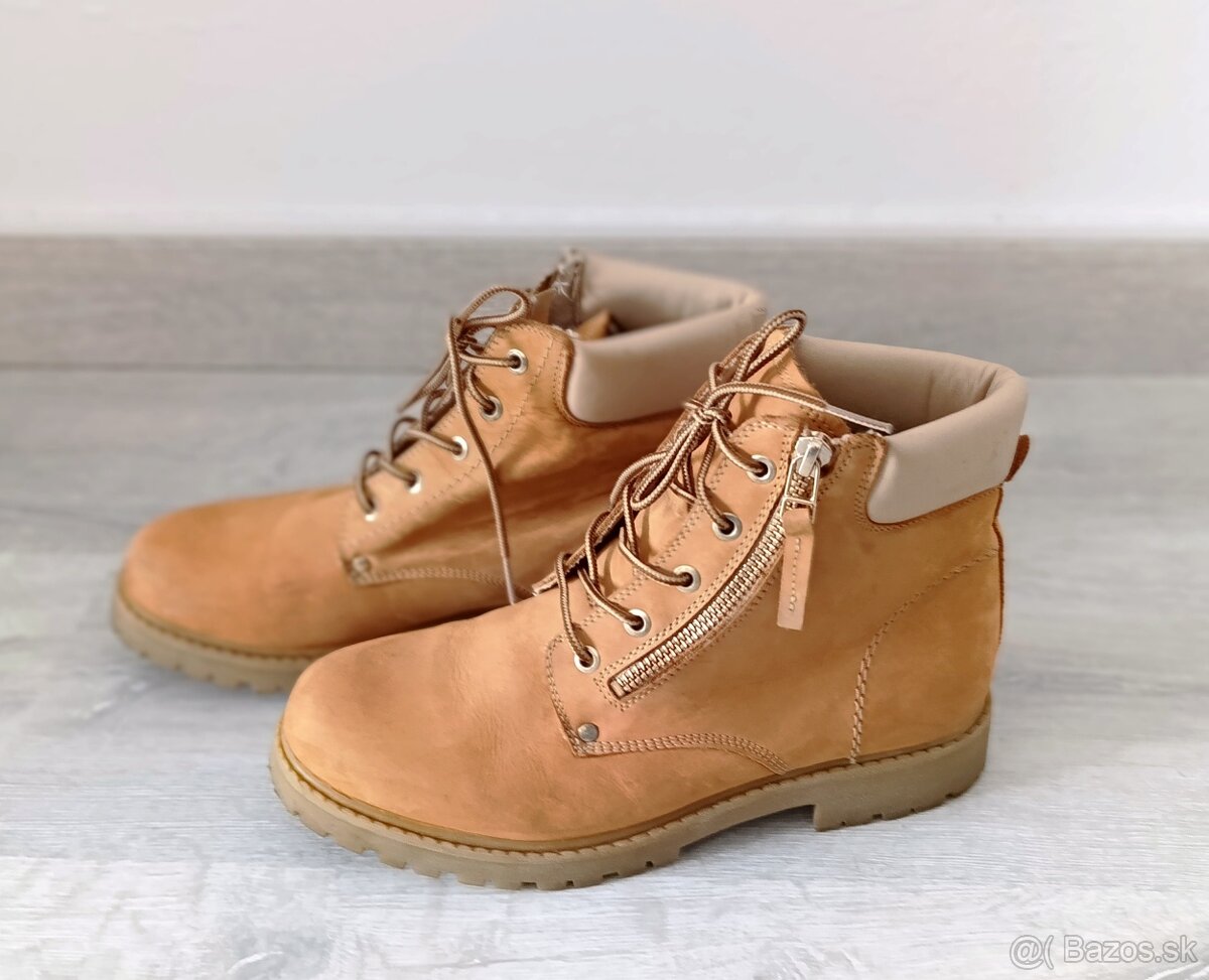 Dámske kožené topánky STRADIVARIUS v-eľ. 40 - 2