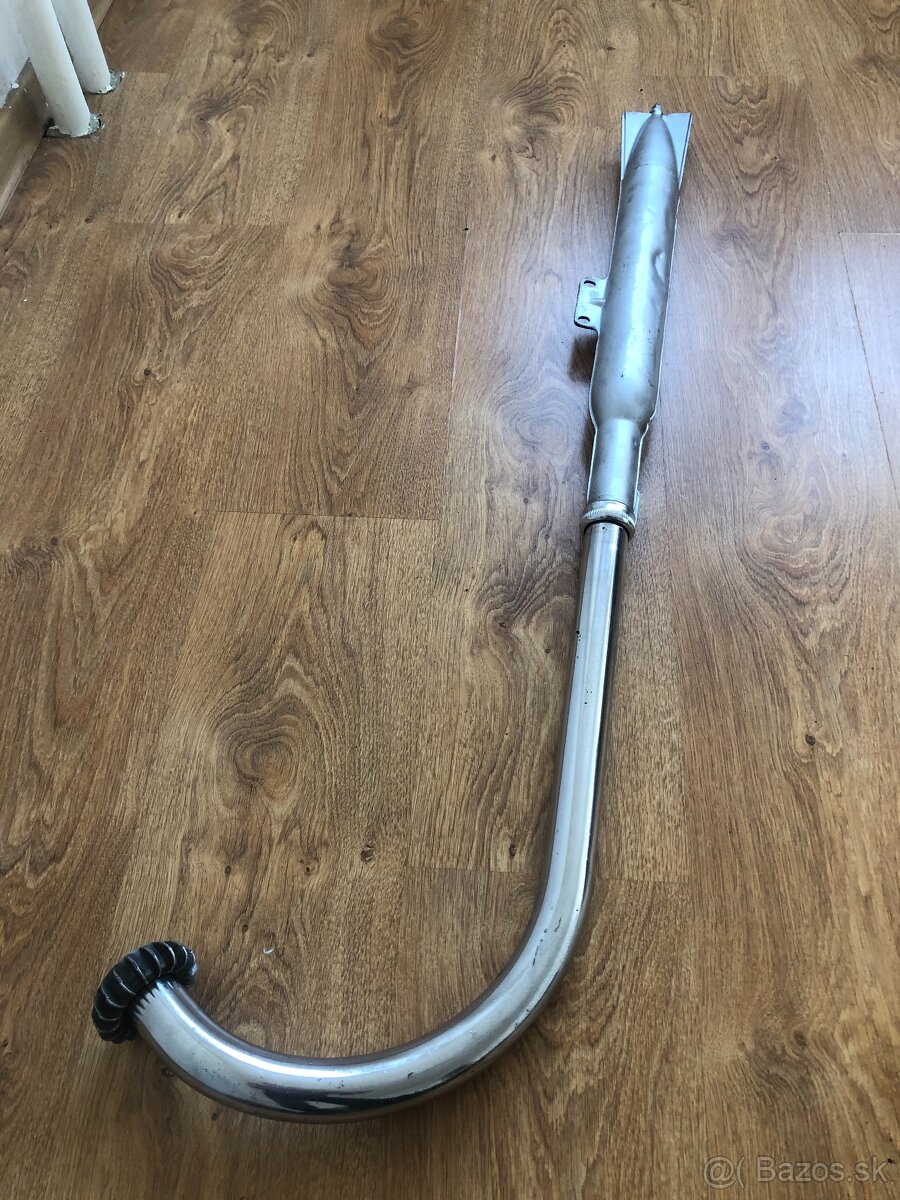 Predám originálny výfuk s kolenom na motocykel ČZ 175/450 - 2