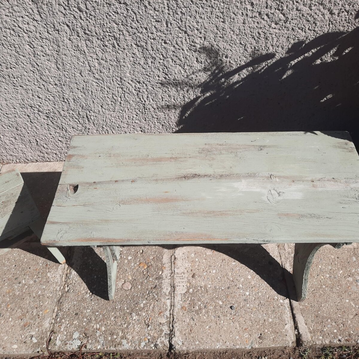 Stara vodova lavica- premalovana - 2