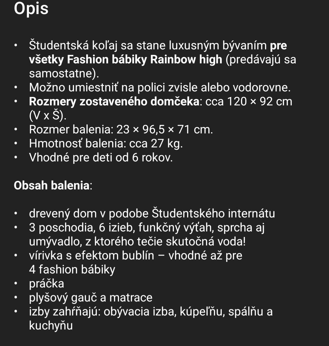 Rainbow high dom - 2