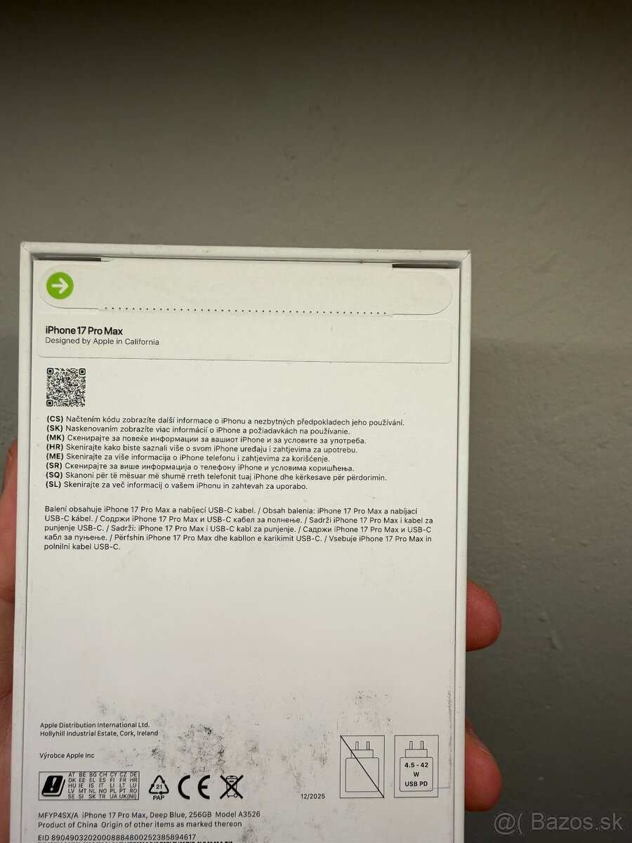 iPhone 17 Pro, Deep Blue 254GB - 2