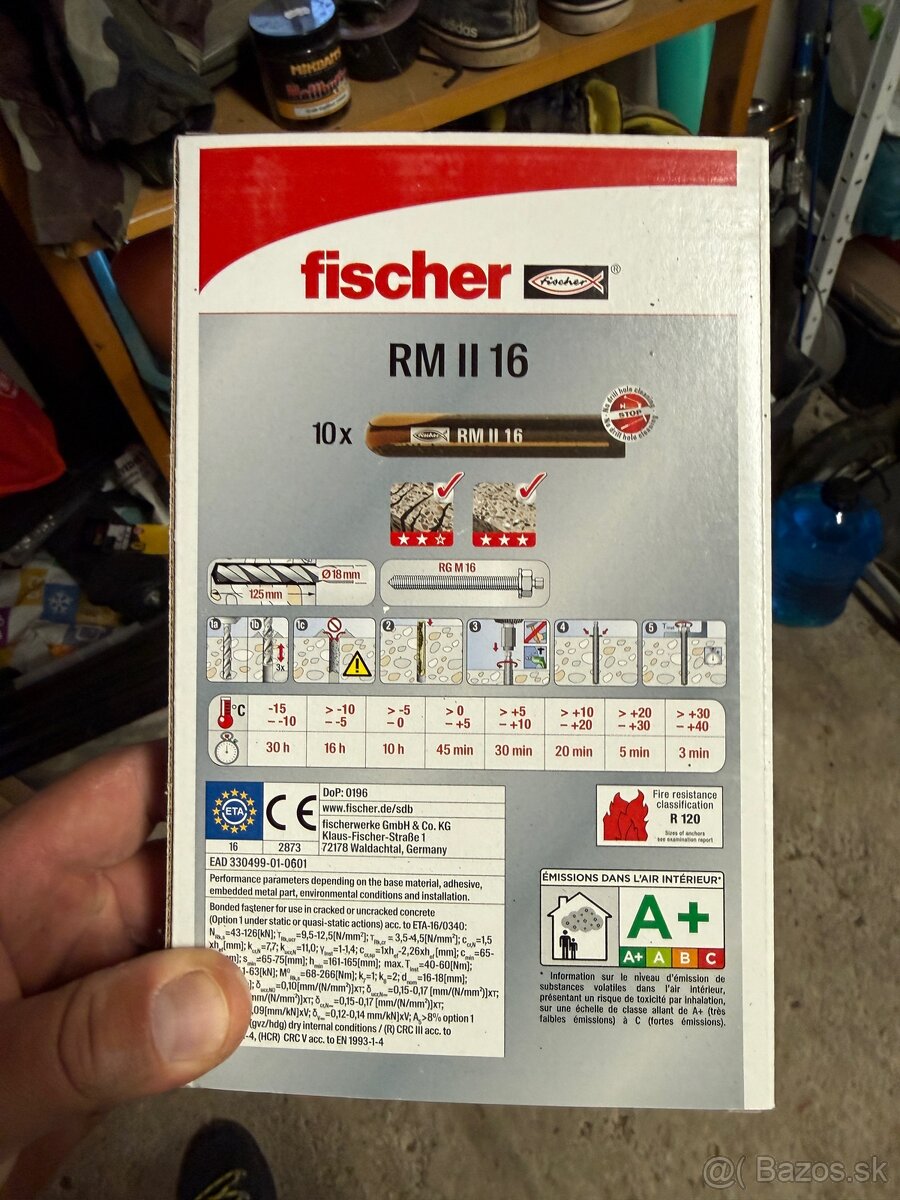 Kotvy a material fischer - 2