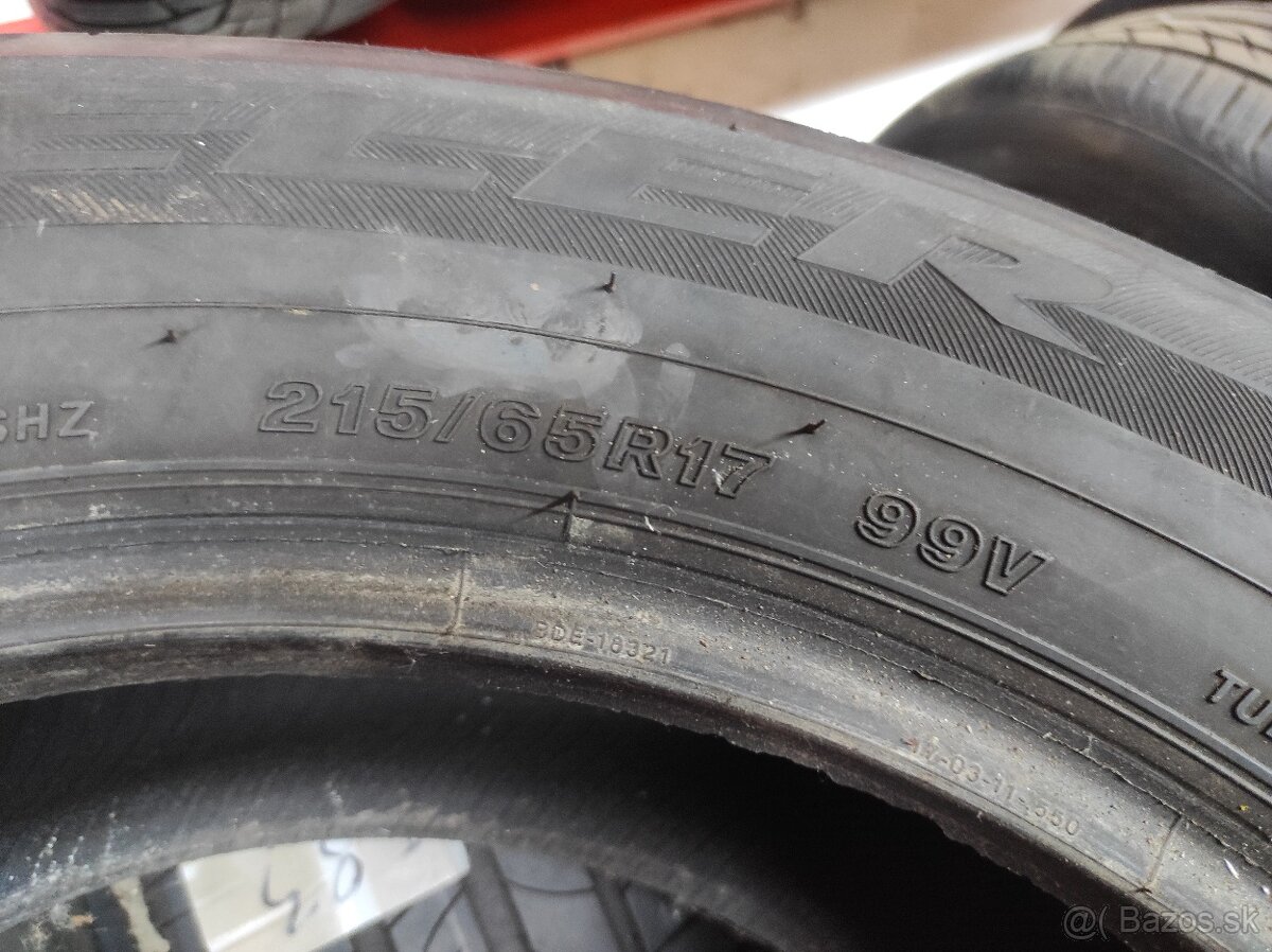 Letne pneumatiky 215/65 R17 Bridgestone - 2