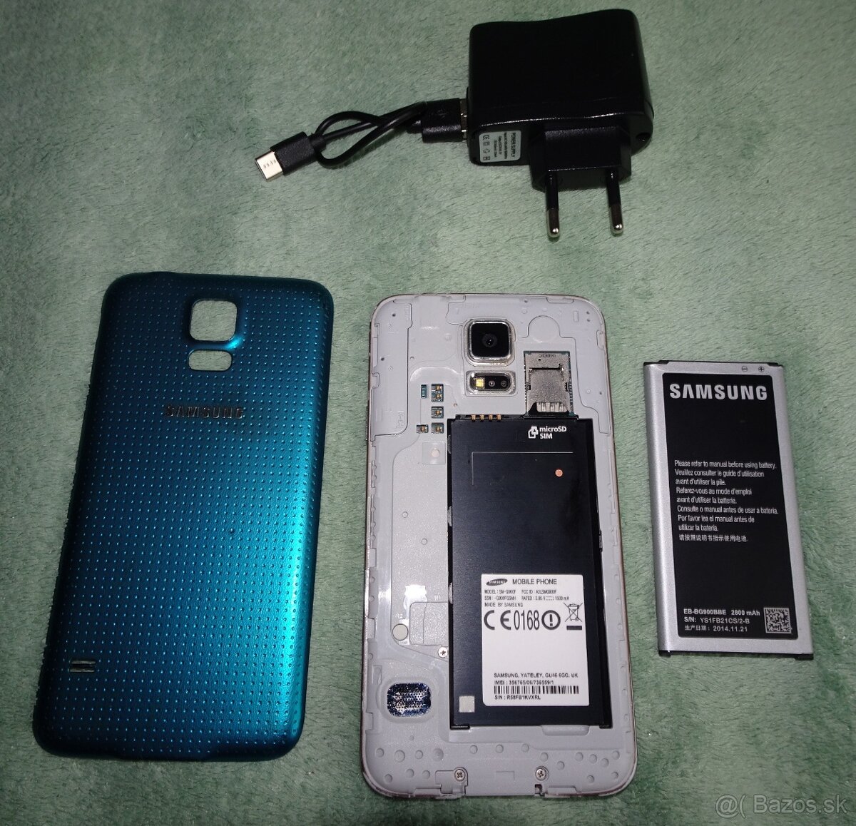 Predám SAMSUNG SM-G900F GALAXY S5 komplet - 2