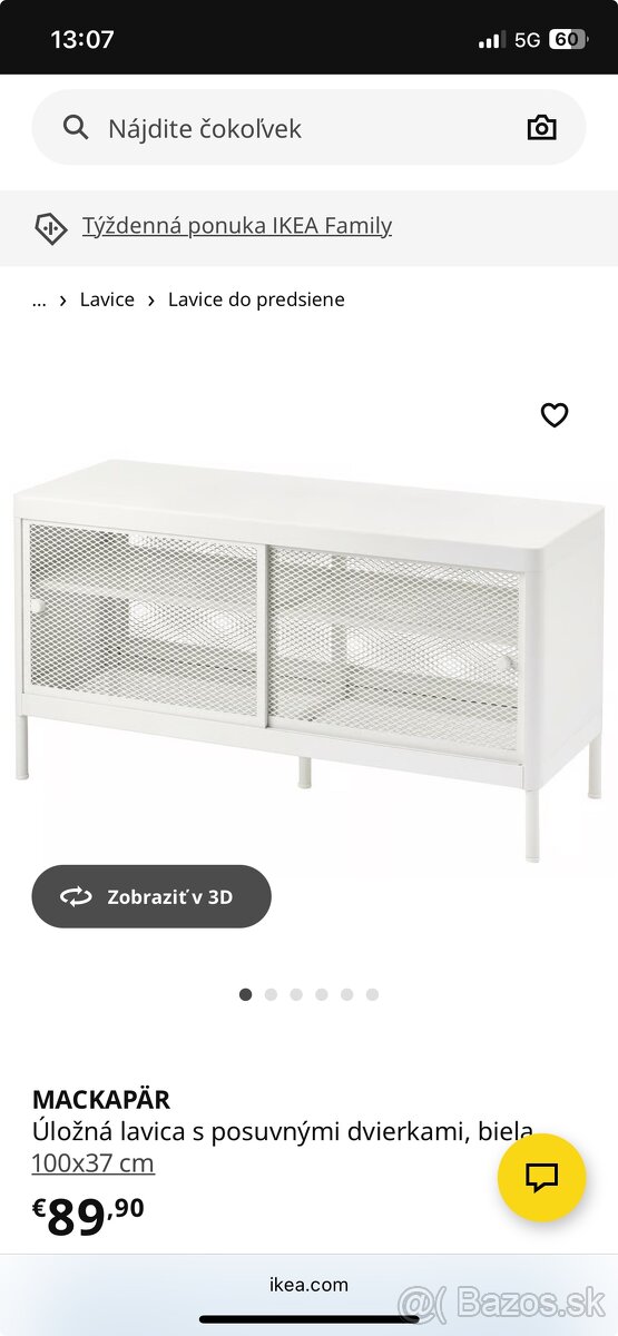 Úložná lavica Ikea - 2