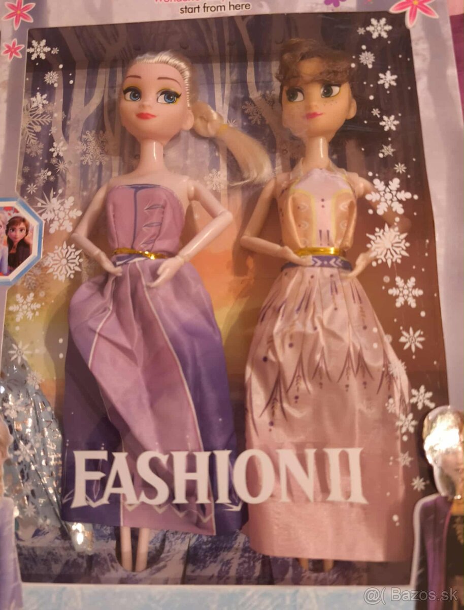 Anna a Elza bábika set s doplnkami a šatami - 2