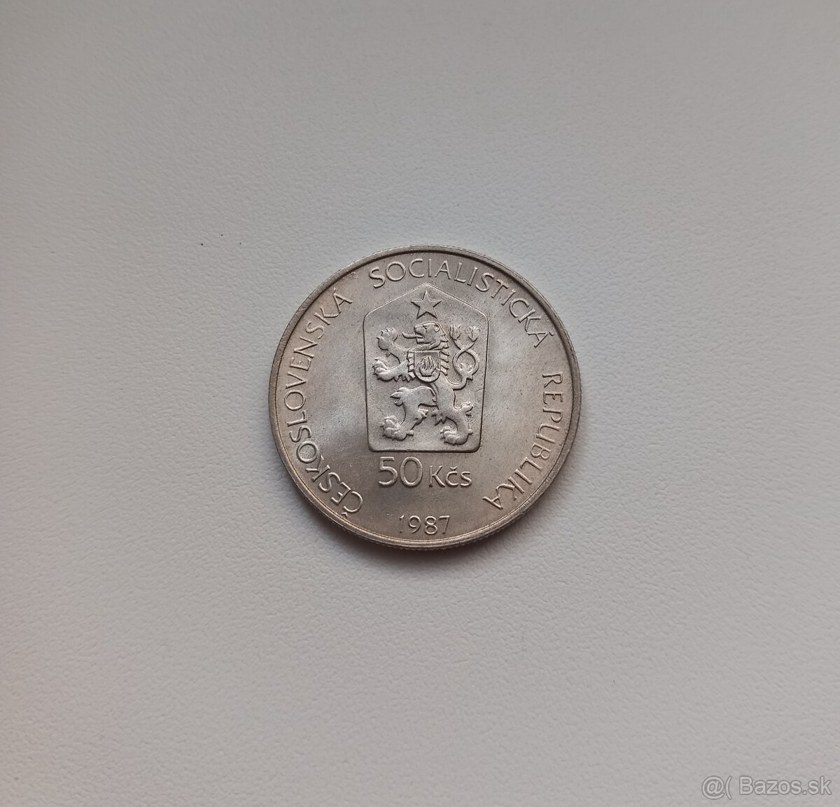 Predám variantu mince 50 kčs 1987 kôň BK, ČSSR - 2