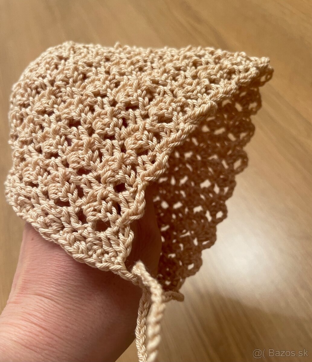 Bavlnený novorodenecký čepiec - 2