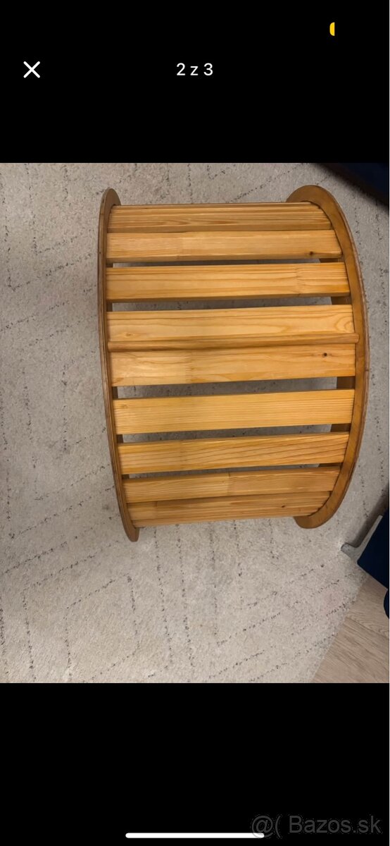 Drevená hojdačka a preliezka - 2