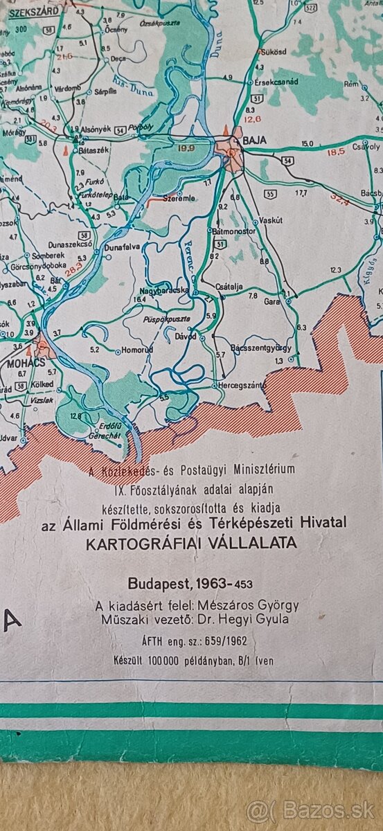 Predaj mapa Maďarsko a Východná Európa - 2