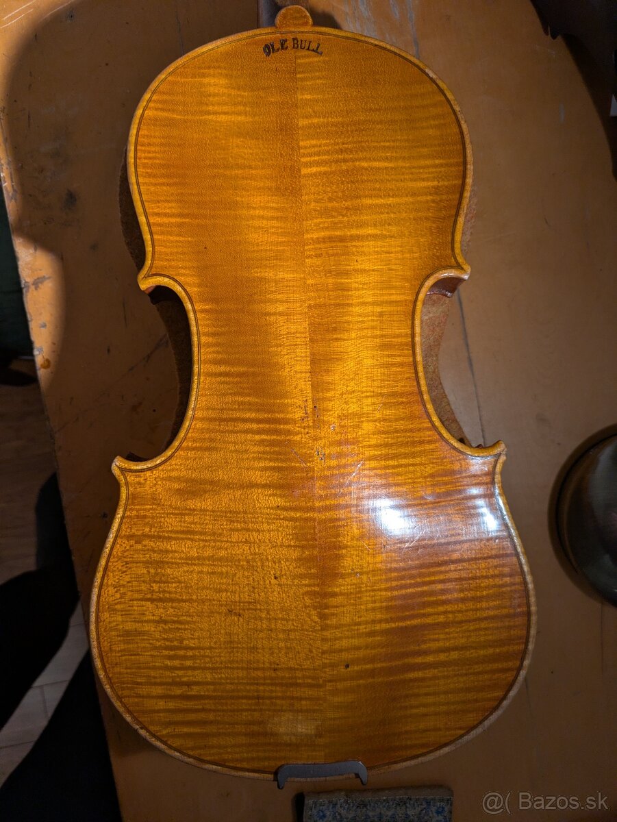 Predám stare nemecké husle Olé Bull - 2