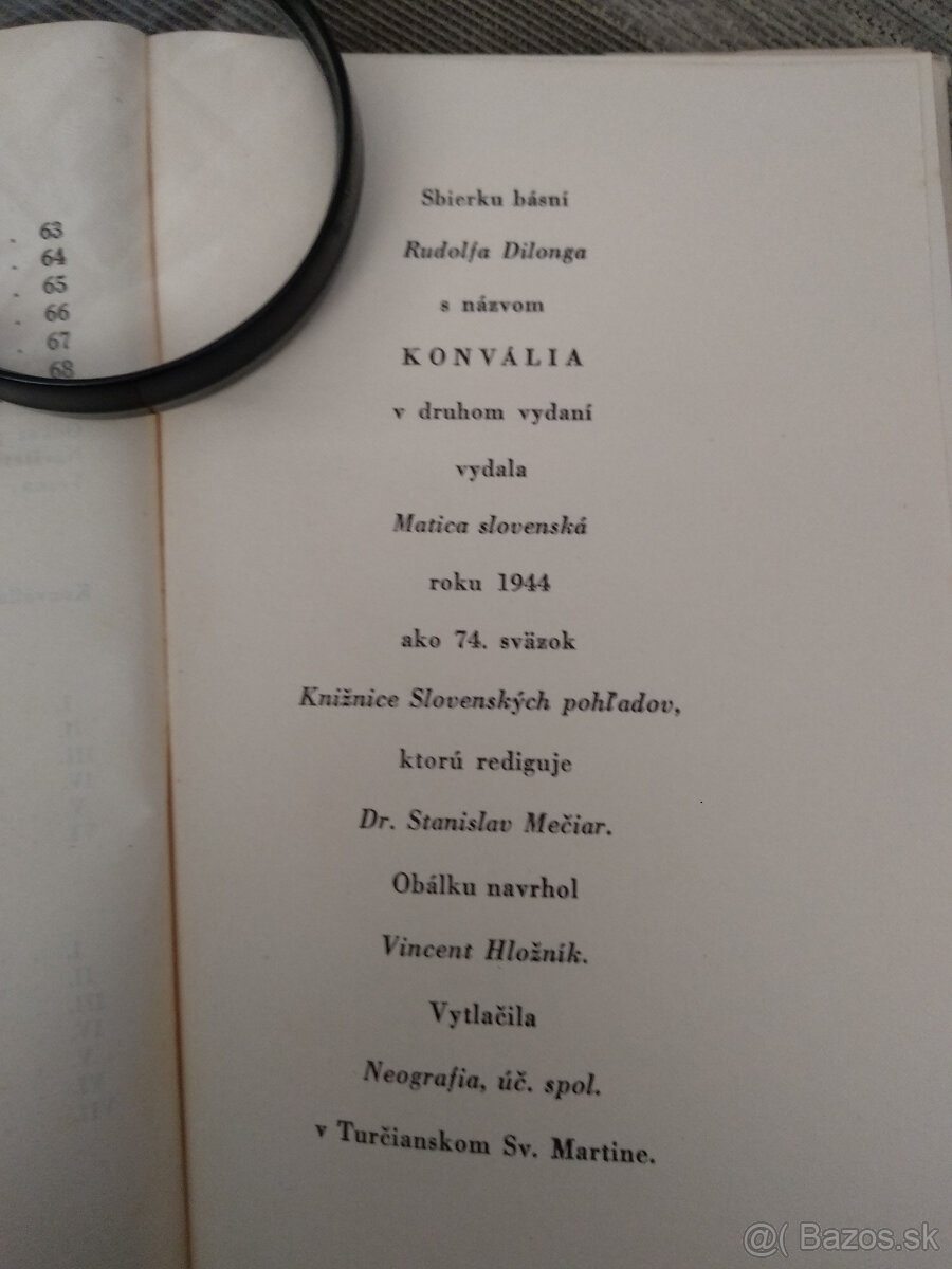 Rudolf Dilong - zbierka básní - 2