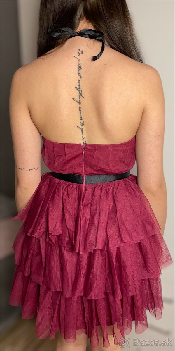 Krátke spoločenské šaty, veľ M - 2