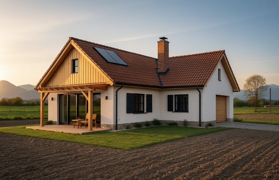 Stav. pozemok 922 m2+168 m2 podiel na príj. ceste-Blatnica - 2