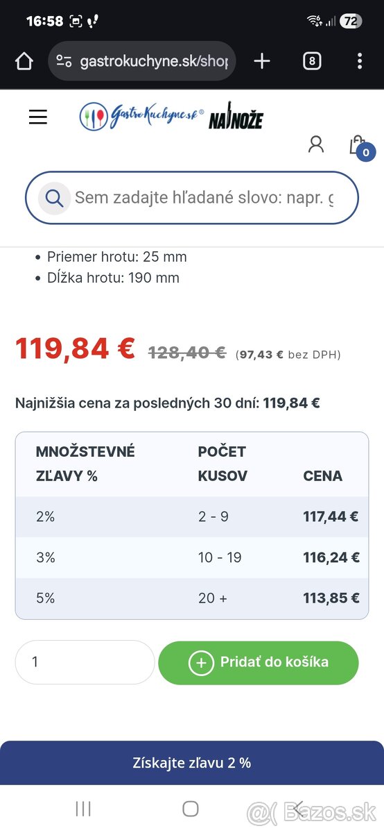 Hotdogovač 3 hroty - 2