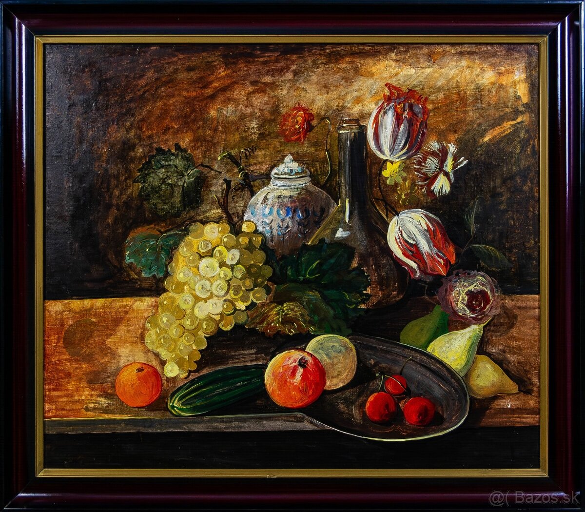 Zátišie I. , G.Siczawiňski, olej na plátne, 850× 750 mm - 2