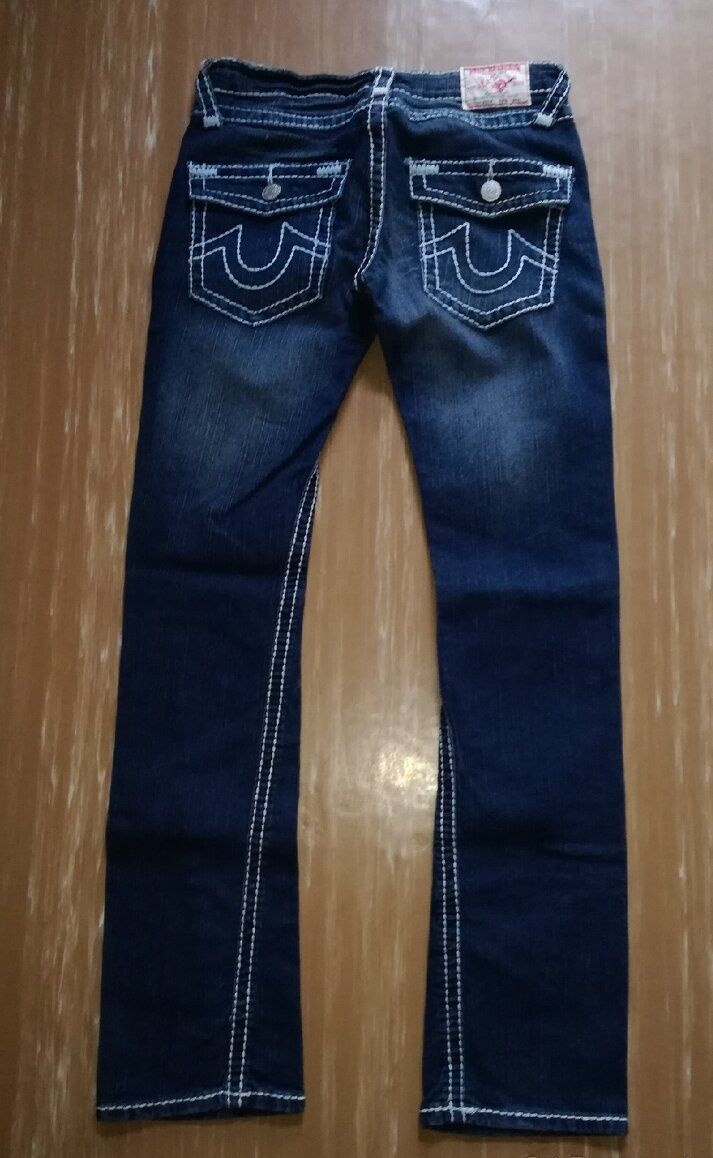 TRUE RELIGION tmavomodré dámske značkové rifle (NOVÉ) - 2