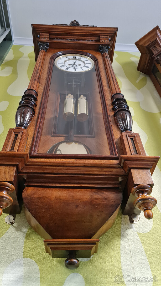 Starožitné nástenné hodiny Zelisko Prag - 2