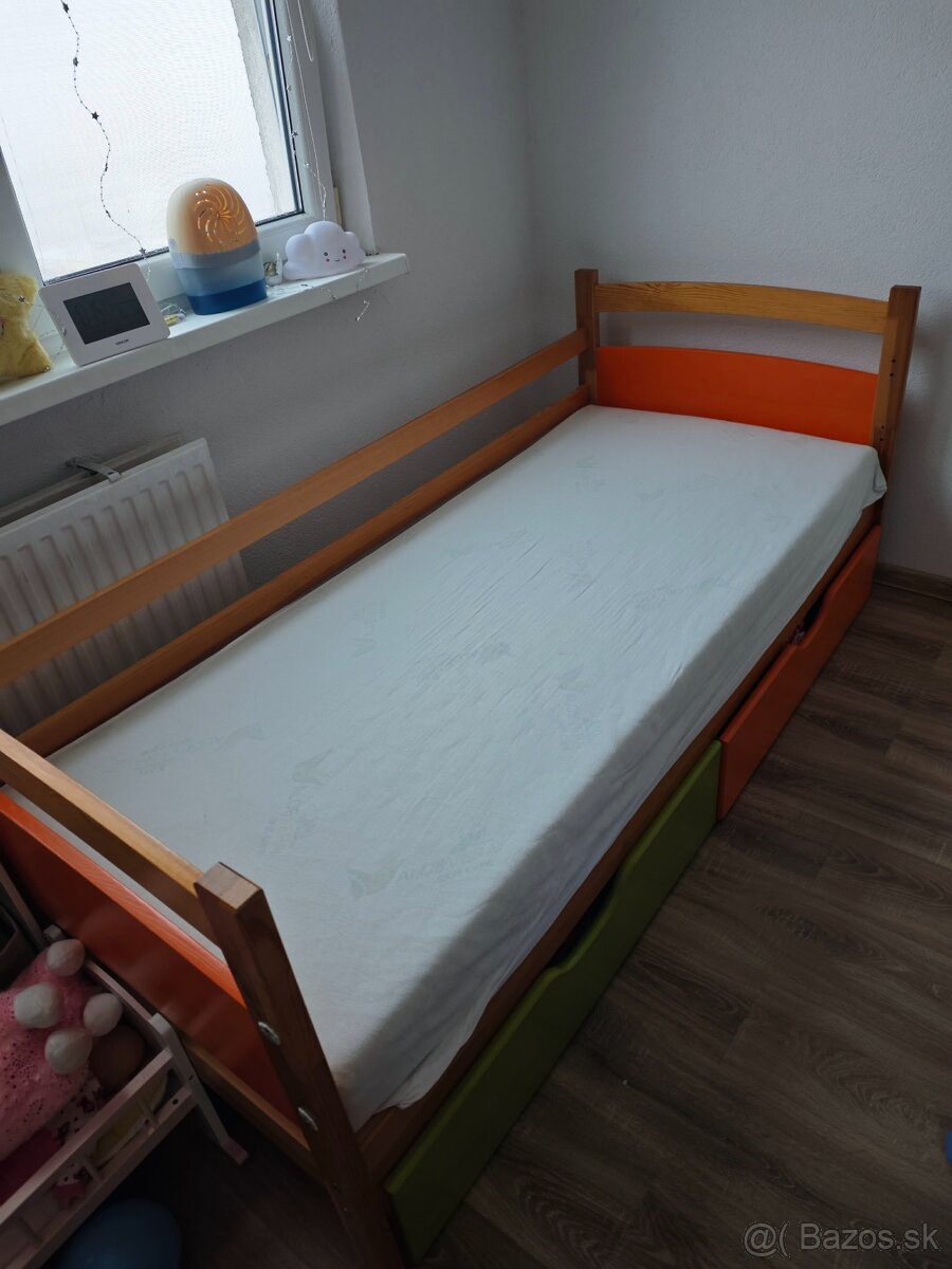 Predám posteľ rozmery 80x200cm, iba osobný odber - 2