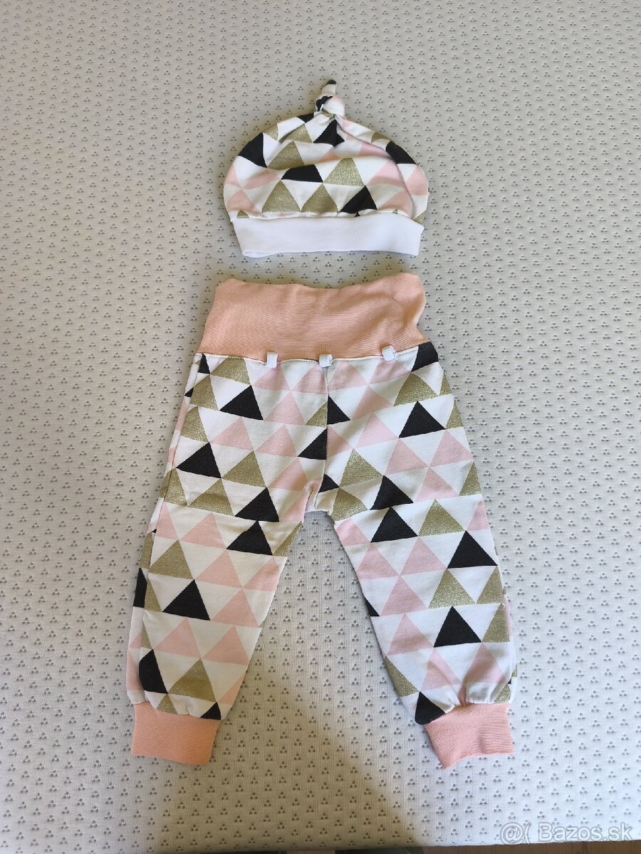 Dievčenské nohavice+čiapka - 2