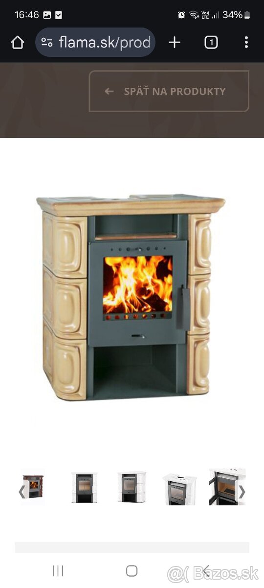 Krbove kachle flama - 2