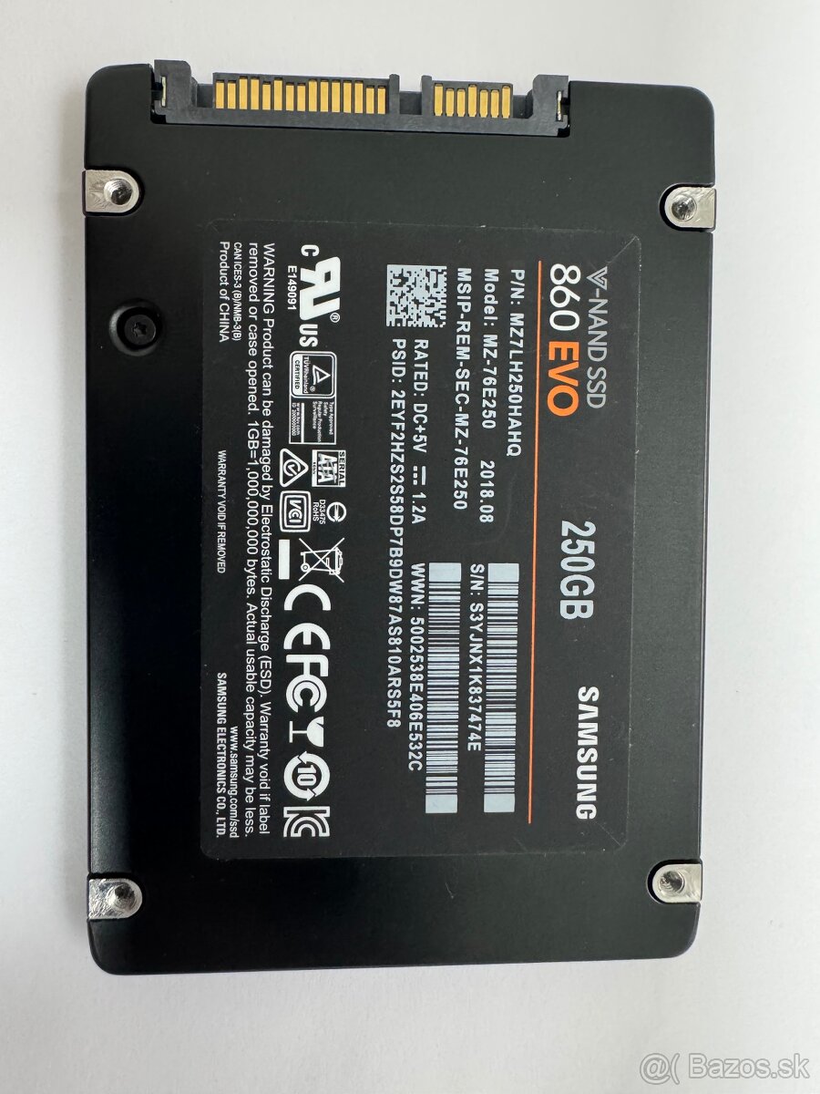 SSD 256Gb, hard disk 1TB, hdd 3TB - 2