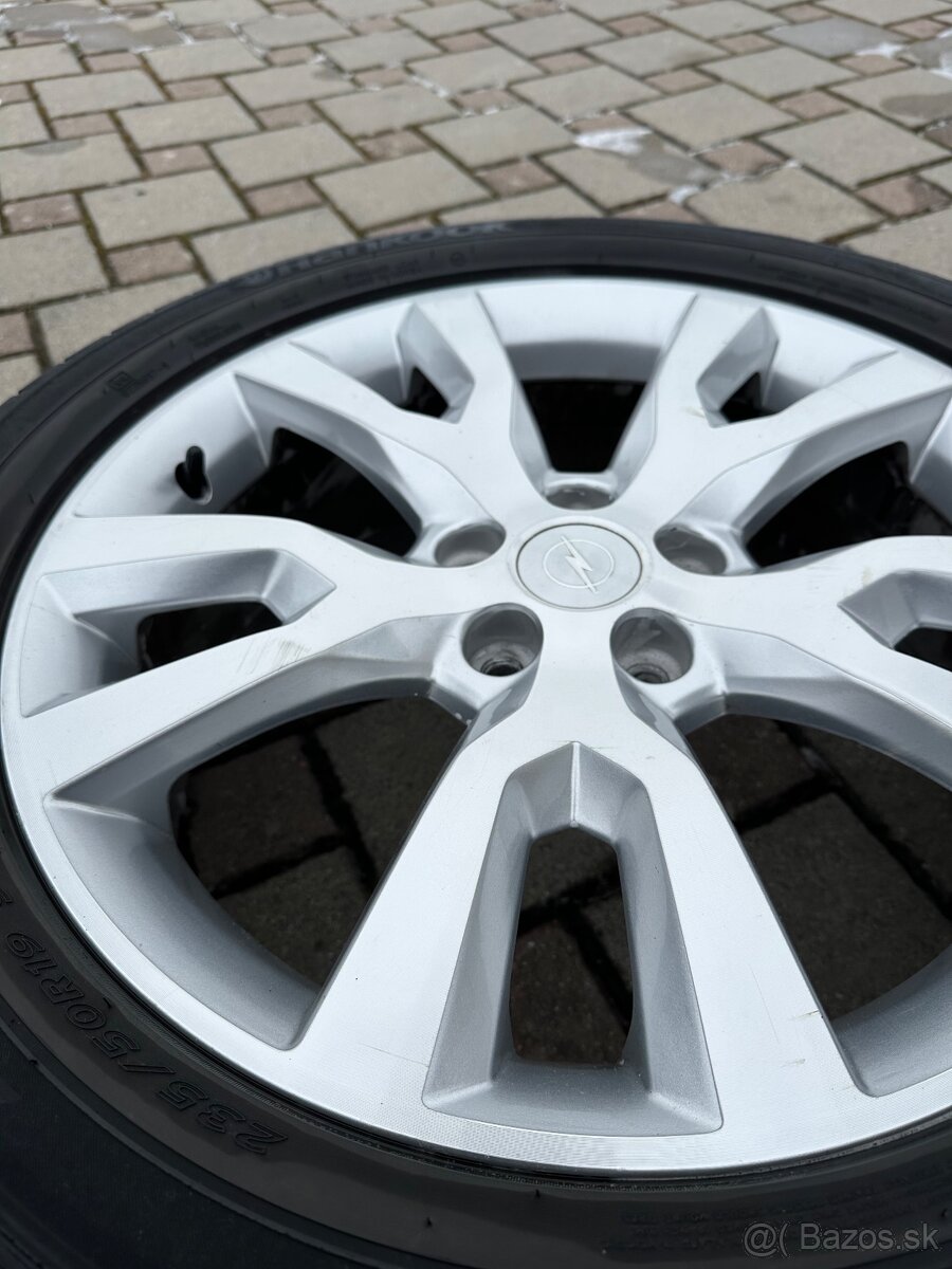 Predám alu disky 19 + pneumatiky - 2