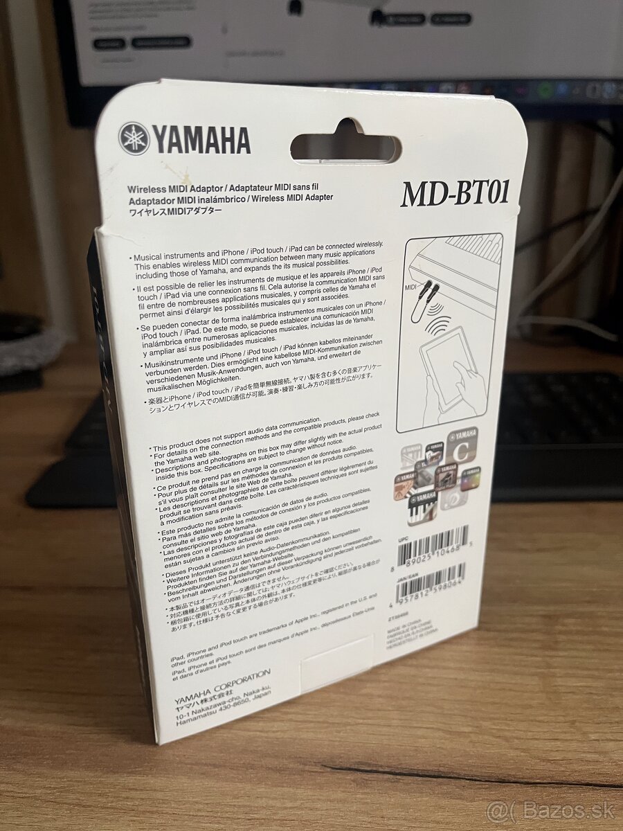 Bezdrôtový /bluetooth/ MIDI adaptér na klavír alebo keyboard - 2