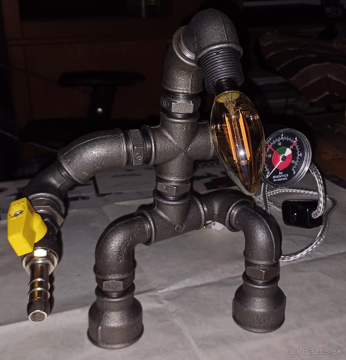 Ninja lampa 1 - industrial art - 2