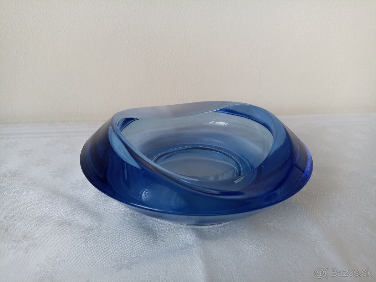 Retro sklenený popolník Jurnikl Rosice, 1962 - 2