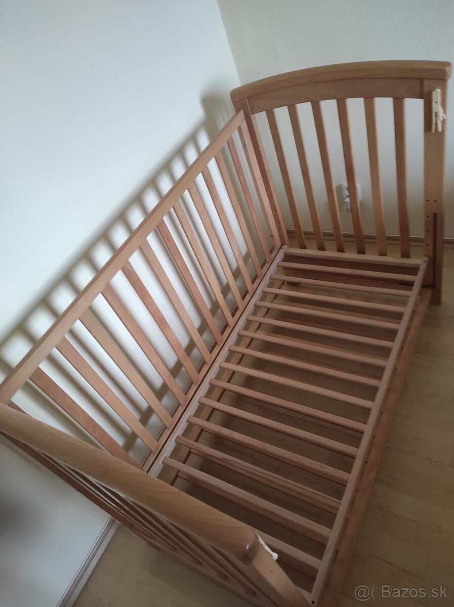 Detská postieľka z masívu - 2