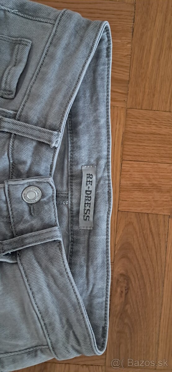 Šedé rifle dámske /dievčenské/ - 2