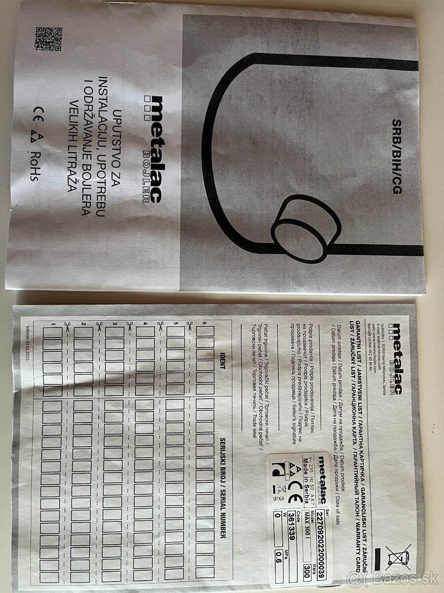 bojler TAURUS MAX 300 - 2