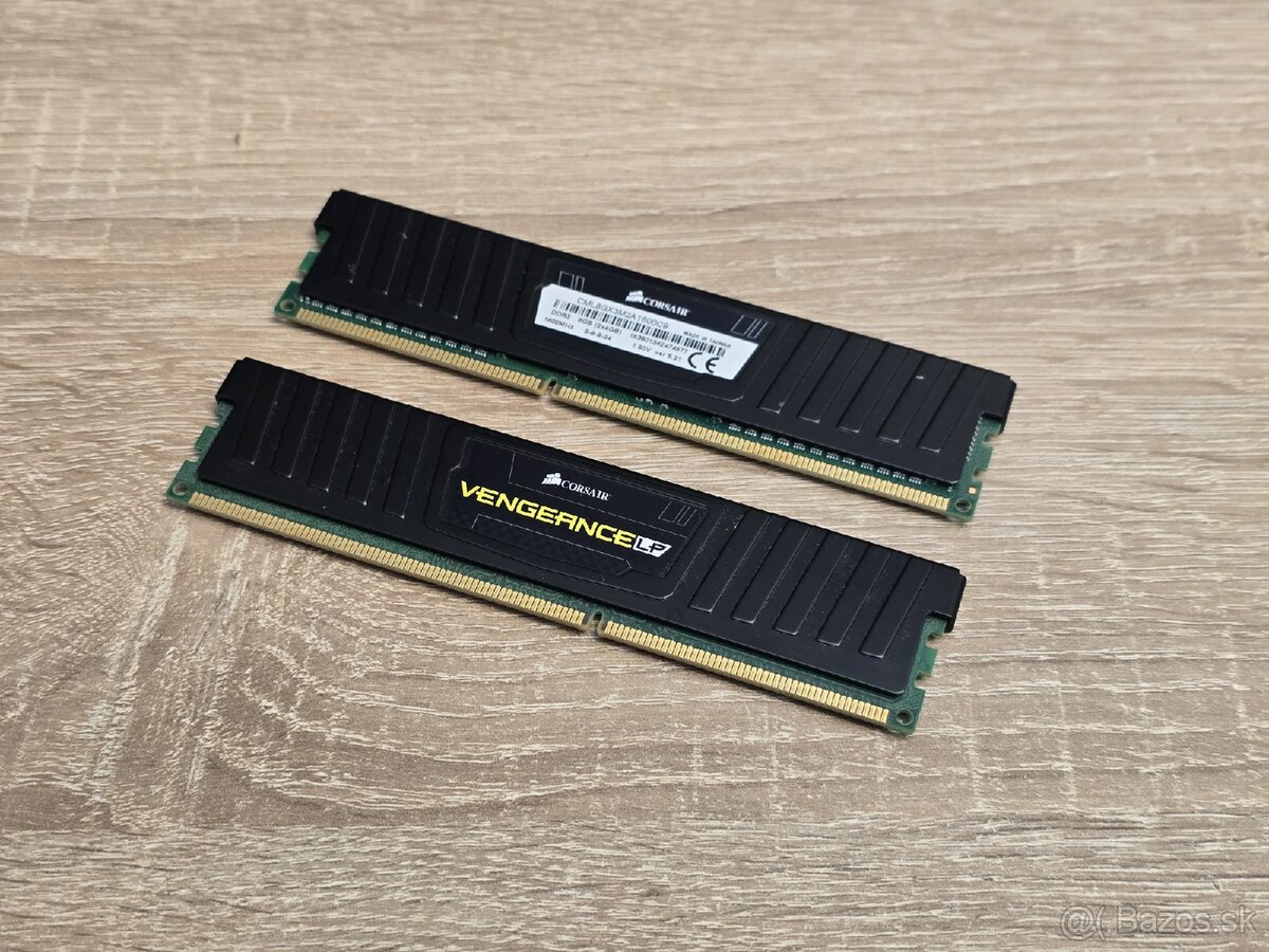 Ram DDR3 2x4GB Corsair VengeanceLP - 2